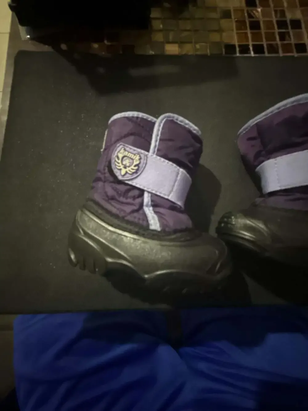 Kamik Snowbug Winter Snow Boots for Toddlers in Purple
